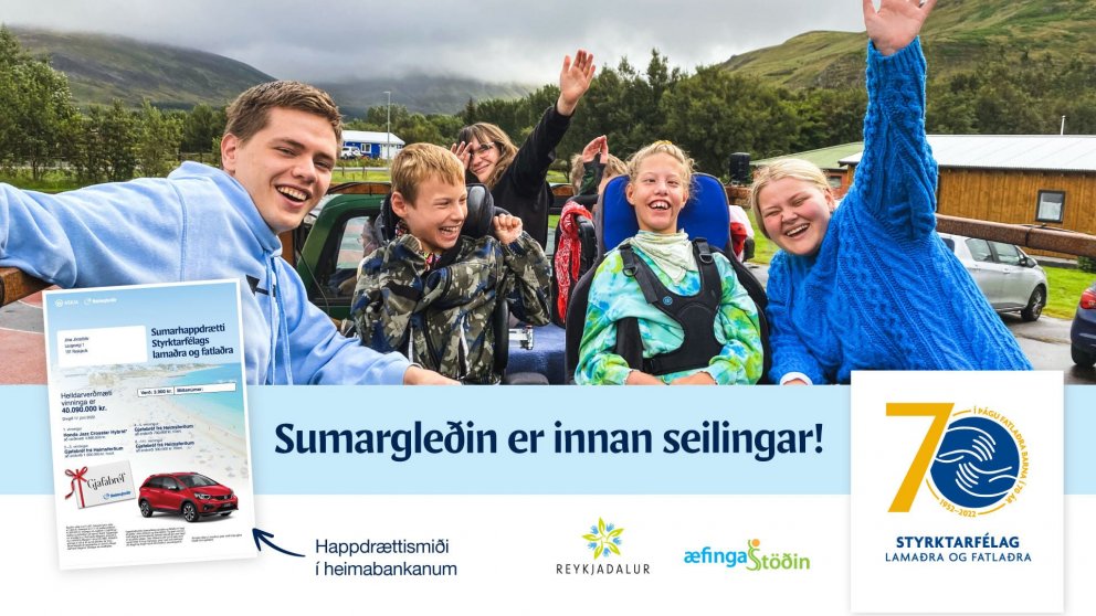 Vinningstölur í Sumarhappdrætti Styrktarfélags lamaðra og fatlaðra 2022
