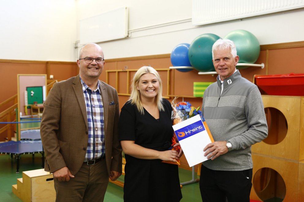 Ari Þórðarson framkvæmdastjóri Hreint, Margrét Vala Marteinsdóttir forstöðumaður Reykjadals og Gunna…