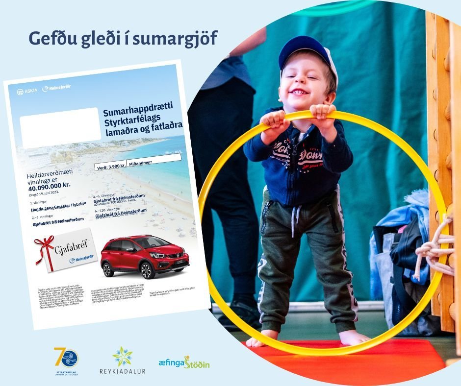 Sumarhappdrætti Styrktarfélags lamaðra og fatlaðra 2023