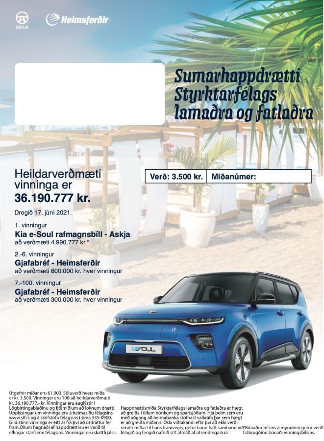 Eigum við að vera vinir? Sumarhappdrætti SLF 2021