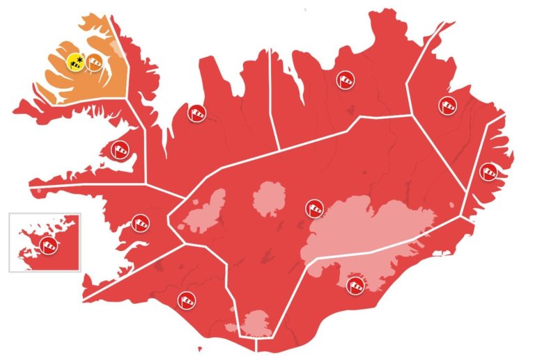 Mynd: Veðurstofa Íslands, veður.is 