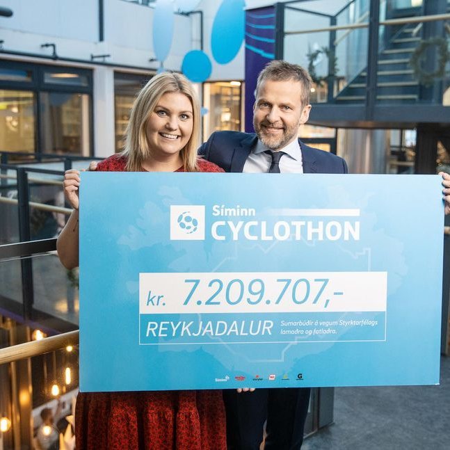 Margrét Vala Marteinsdóttir forstöðukona Reykjadals og Magnús Ragnarsson eigandi keppninnar og fram­…