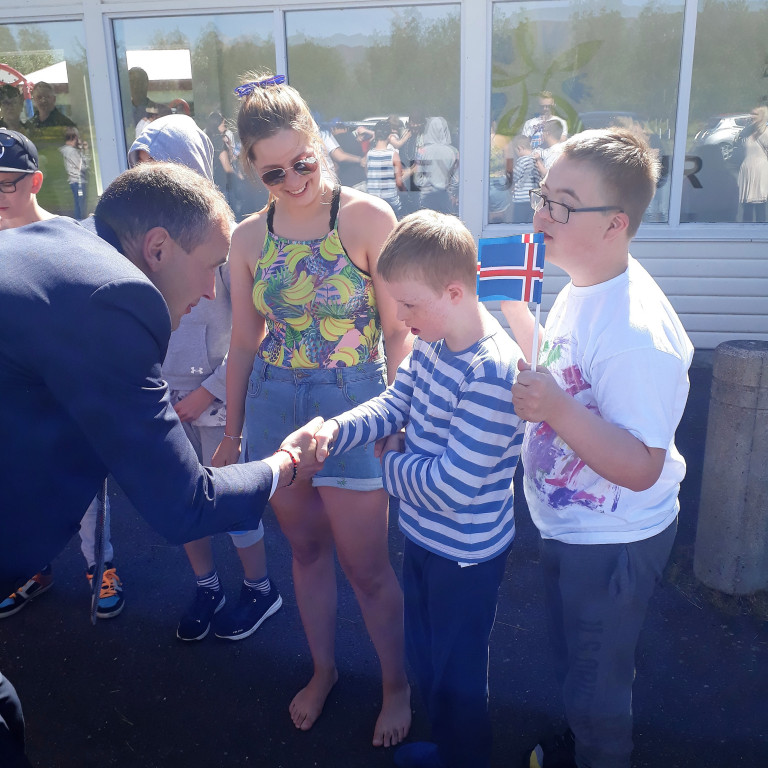 Forseti Íslands heimsótti Reykjadal