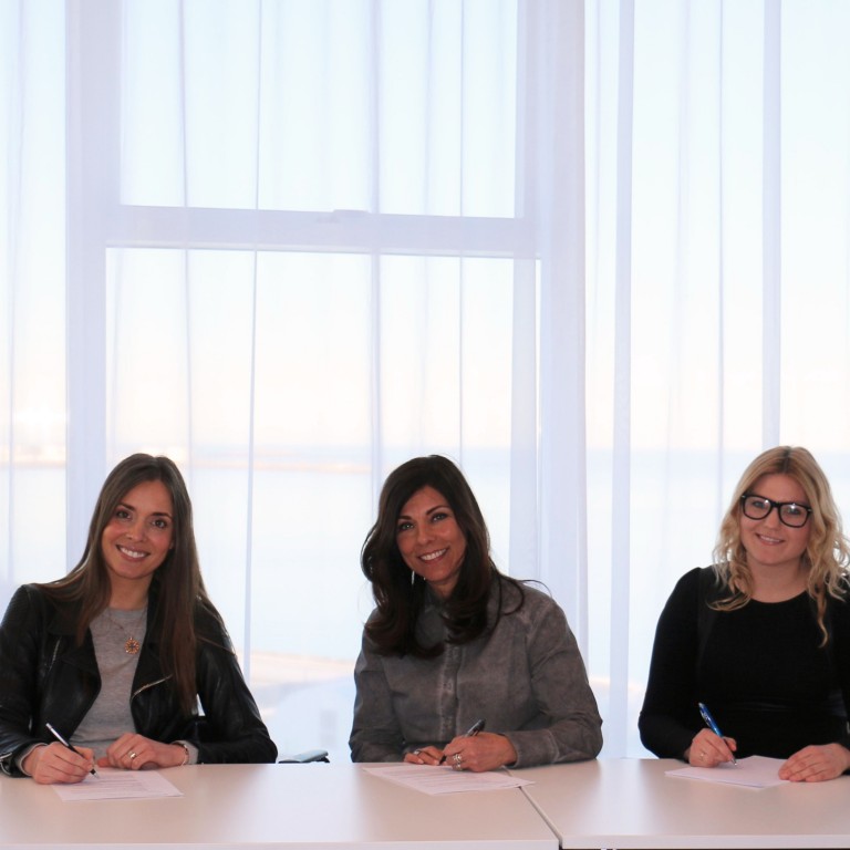 Frá vinstri Katrín M. Guðjónsdóttir markaðsstjóri Skeljungs, Berglind Sigurgeirsdóttir markaðsstjóri…