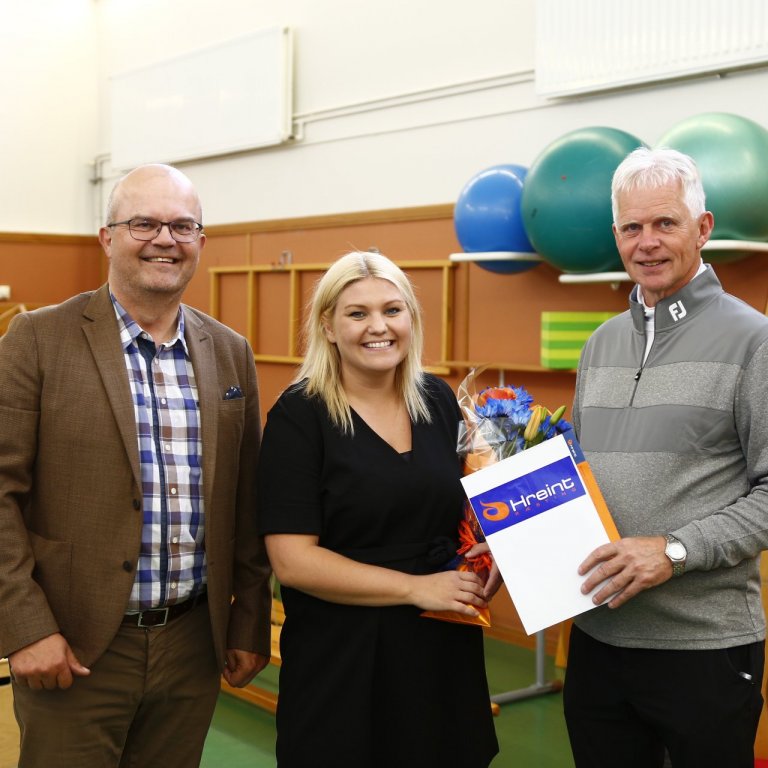 Ari Þórðarson framkvæmdastjóri Hreint, Margrét Vala Marteinsdóttir forstöðumaður Reykjadals og Gunna…