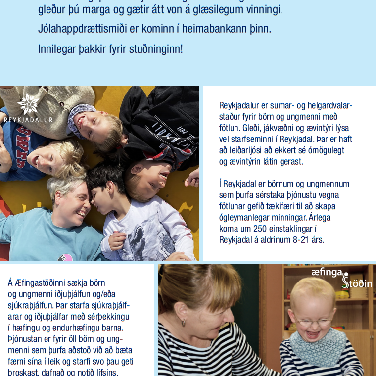 Hér leynist góðverk: Jólahappdrætti Styrktarfélags lamaðra og fatlaðra 2020