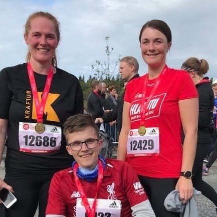 Systur hlaupa í minningu Gunnars Karls