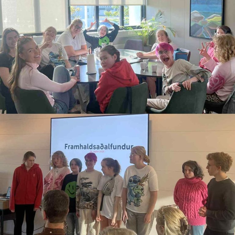 Gestaráð Reykjadals - viðstödd voru Baldvin Týr, Baldur Ari, Gerður, Katrín Lilja, Sunna, Hildur Kar…
