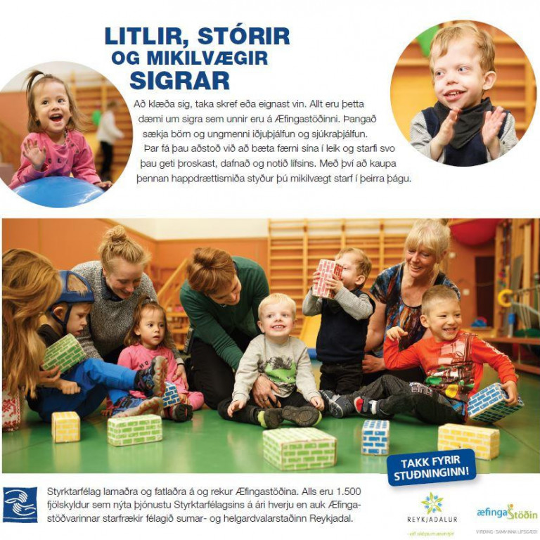 Vinningstölur í jólahappdrætti Styrktarfélags lamaðra og fatlaðra 2017