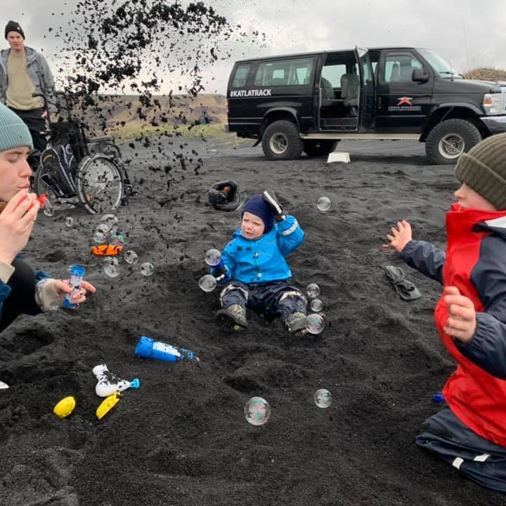 Snjóstormur fyrstu helgina í fjölskyldufríi Reykjadals