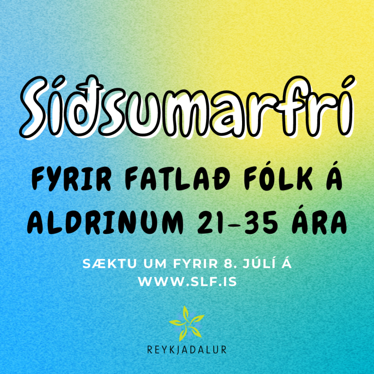 Síðsumarfrí Reykjadals fyrir fatlað fólk á aldrinum 21-35 ára
